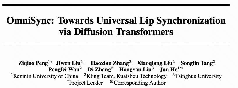 640-90 可灵团队提出OmniSync:无限时长、强id保持、遮挡情况下强鲁棒性,视频口型编辑新突破!